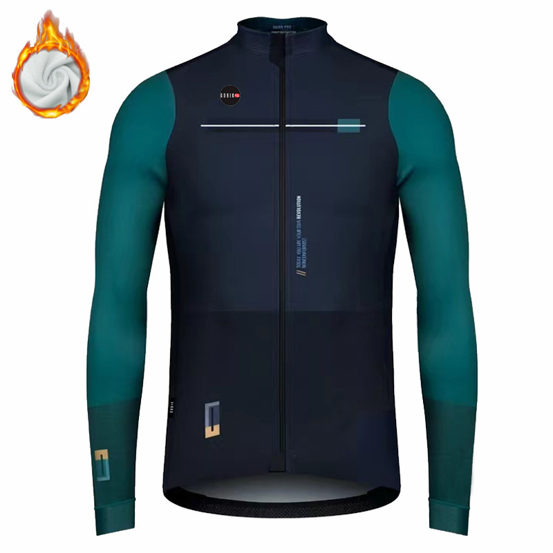Cycling Gear Jersey - Winterfietsen Gobikful-jassen voor heren met lange
